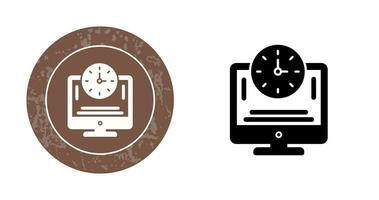 Online Time Vector Icon