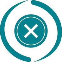 Do Not Cross Vector Icon
