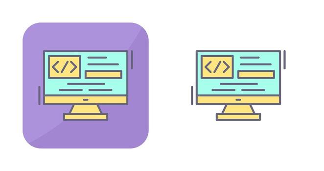Coding Vector Icon