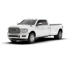 White pickup truck isolated on transparent background. 3d rendering - illustration png