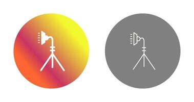 Unique Light Stand Vector Icon