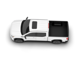 bianca Raccogliere camion isolato su trasparente sfondo. 3d interpretazione - illustrazione png