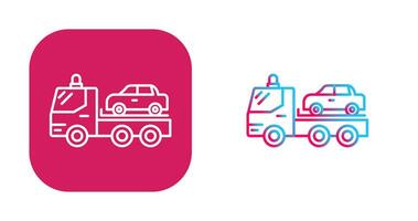 Tow Truck Vector Icon