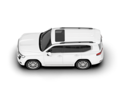 blanc suv sur transparent Contexte. 3d le rendu - illustration png