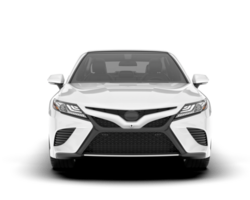 branco moderno carro isolado em transparente fundo. 3d Renderização - ilustração png