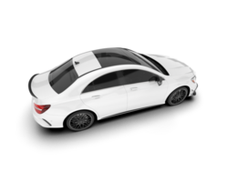 Weiß modern Auto isoliert auf transparent Hintergrund. 3d Rendern - - Illustration png