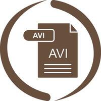 AVI Vector Icon