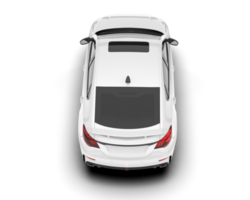 Weiß Stadt Auto isoliert auf transparent Hintergrund. 3d Rendern - - Illustration png