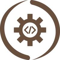 Unique Code Optimization Vector Icon