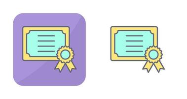 Certificate Vector Icon