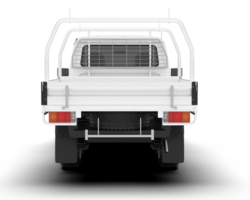 White pickup truck isolated on transparent background. 3d rendering - illustration png