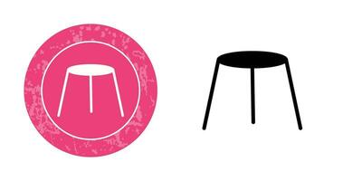 Unique Stool Vector Icon