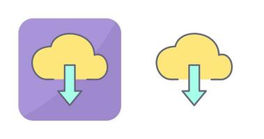 Download from Cloud Vector Icon