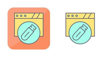 Usb Flash Drive Vector Icon