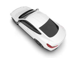 branco esporte carro isolado em transparente fundo. 3d Renderização - ilustração png