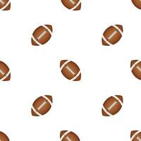 American football ball pattern on a black background. Vector stock illustration
