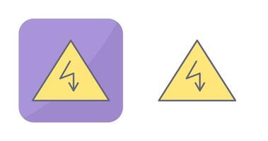 Unique Electricity Danger Vector Icon