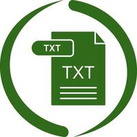 icono de vector de texto