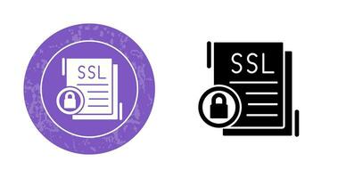 icono de vector de ssl