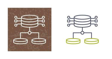 icono de vector de datos estructurados