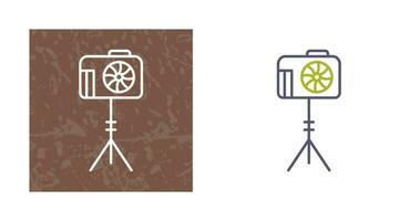 Unique Camera Stand Vector Icon