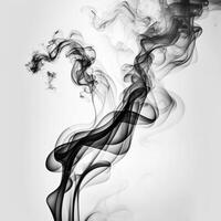 Asbtract Background Black and White Smoke photo