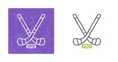 icono de vector de hockey sobre hielo