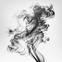 Asbtract Background Black and White Smoke photo