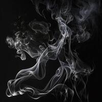 Asbtract Background Black and White Smoke photo