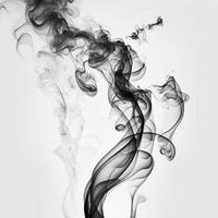 Asbtract Background Black and White Smoke photo