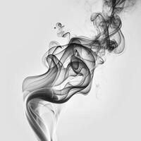 Asbtract Background Black and White Smoke photo