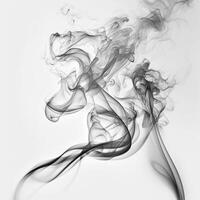 Asbtract Background Black and White Smoke photo