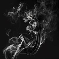 Asbtract Background Black and White Smoke photo