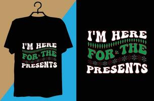 Christmas T-shirt design vector