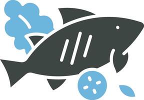 Salmon Icon Image. vector