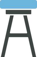 Stool Icon Image. vector