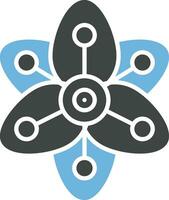 Tiger Lily Icon Image. vector