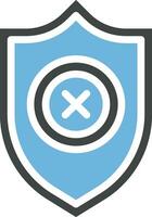Unprotected Icon Image. vector