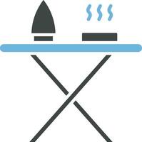 Ironing Board Icon Image. vector