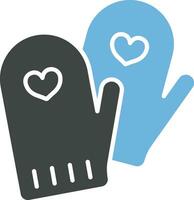 Mitten Icon Image. vector