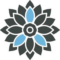 Dahlia Icon Image. vector