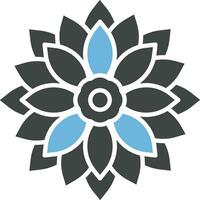 Dahlia Icon Image. vector