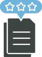 Document Review Icon Image. vector