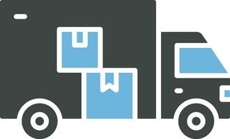 Delivery Truck Icon Image. vector