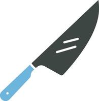 Chefs Knife Icon Image. vector