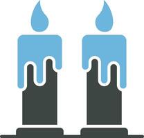 Candles Icon Image. vector