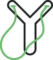 Slingshot icon vector image. Suitable for mobile apps, web apps and print media.