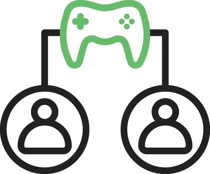 Pvp icon vector image. Suitable for mobile apps, web apps and print media.