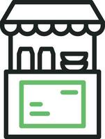 Stall icon vector image. Suitable for mobile apps, web apps and print media.