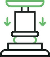 Press icon vector image. Suitable for mobile apps, web apps and print media.